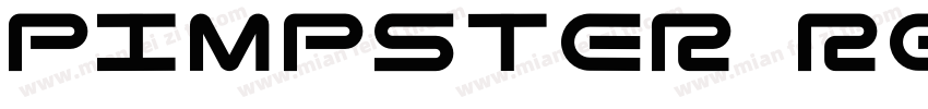 Pimpster Regular字体转换